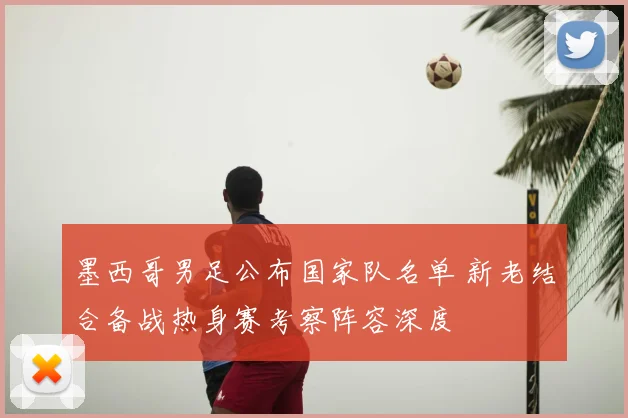 墨西哥男足公布国家队名单 新老结合备战热身赛考察阵容深度